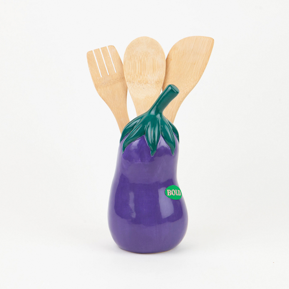 Органайзер для кухонных принадлежностей eggplant, 22 см