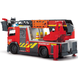 Dickie SOS - Пожарная служба с лестницей Scania Свет Звук 3716017