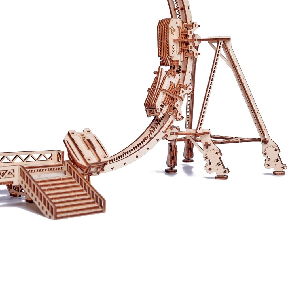Деревянный конструктор Большие Американские горки (Wood Trick)