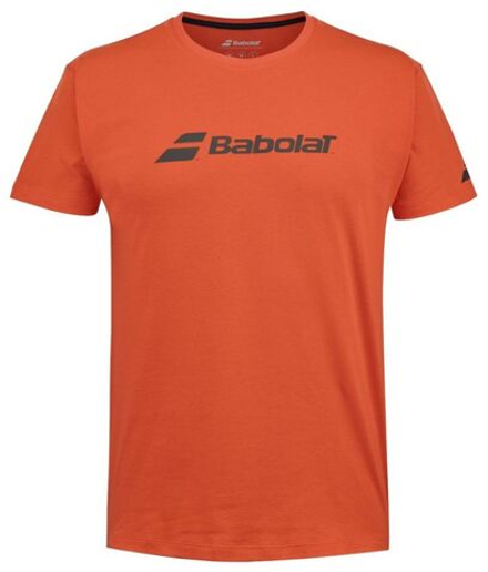 Детская теннисная футболка Babolat Boys Exercise T-Shirt - fiesta red