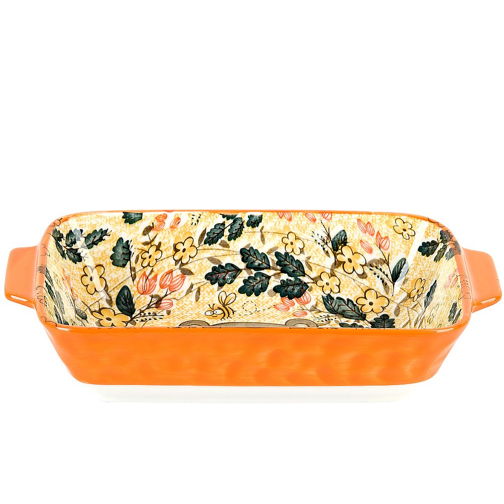 Блюдо для запекания " .Bear" 22,5*13*5см. v=600мл. (фарфор) (min 8) (без инд. упак.)