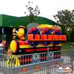 Летающая скамейка «Паровозик», 12 мест,  4,35×1,98×3,5 м