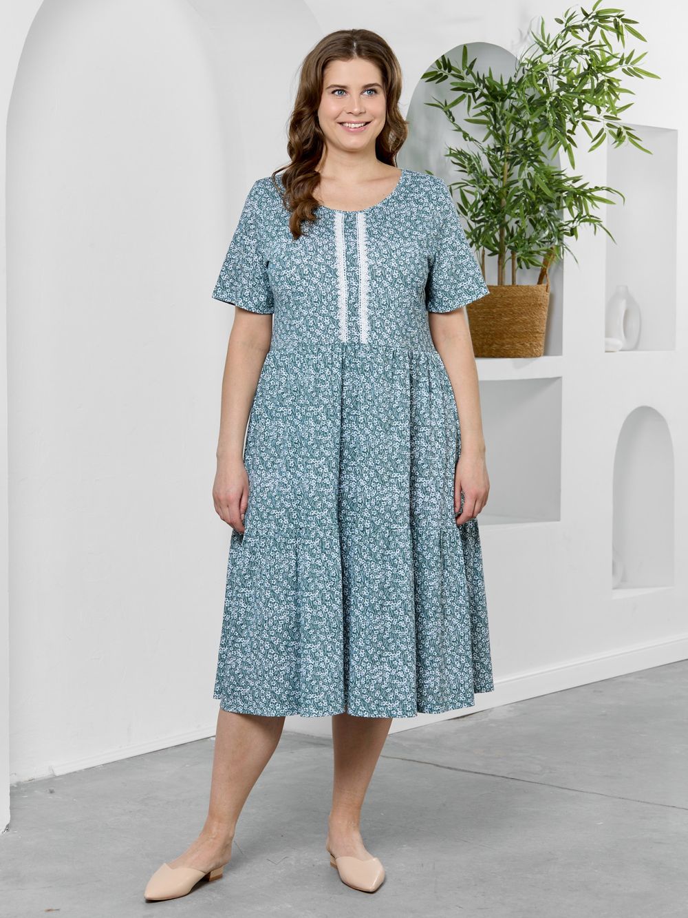 Платье Шелли Виотекс ЗЕЛЁНЫЙ