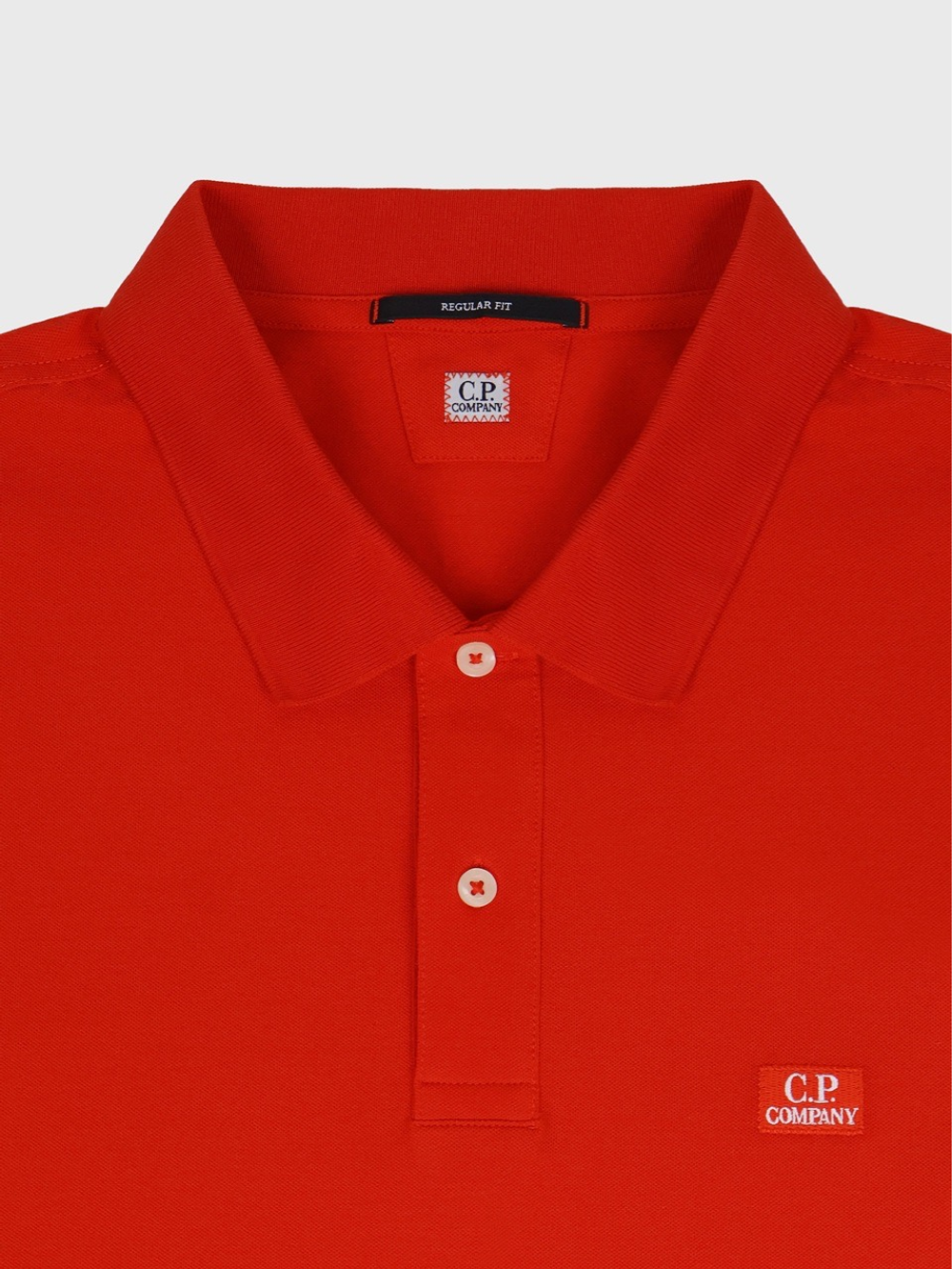 Поло C.P. Company Stretch Piquet Fiery Red