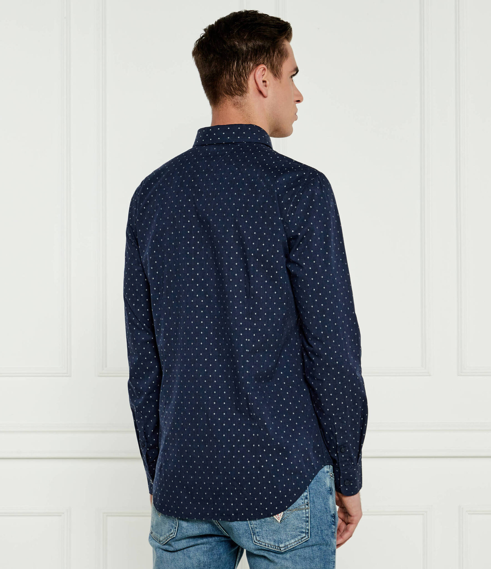 Рубашка GUESS - темно-синий(M4BH42 WGK50)