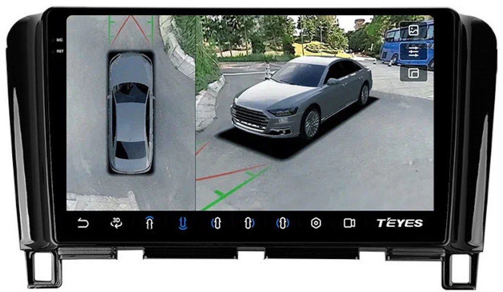 Магнитола для Nissan Serena C26 2010-2016 - Teyes CC3-2K-360 на Android 10, 2K QLED, 6Гб+128Гб, CarPlay, 4G SIM-слот, 4 камеры в комплекте