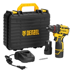 Дрель-шуруповерт аккумуляторная Denzel CDH-BL-12, Li-Ion, 12 Вl 26108