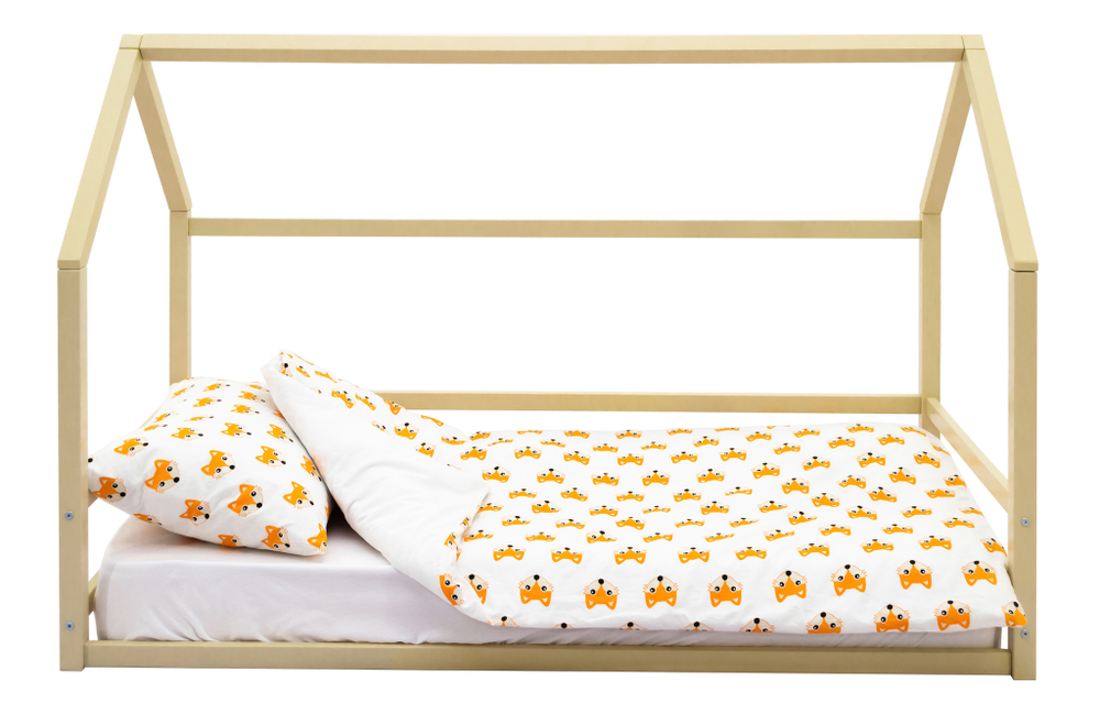 Детская кровать-домик Монтессори Бельмарко Svogen бежевый