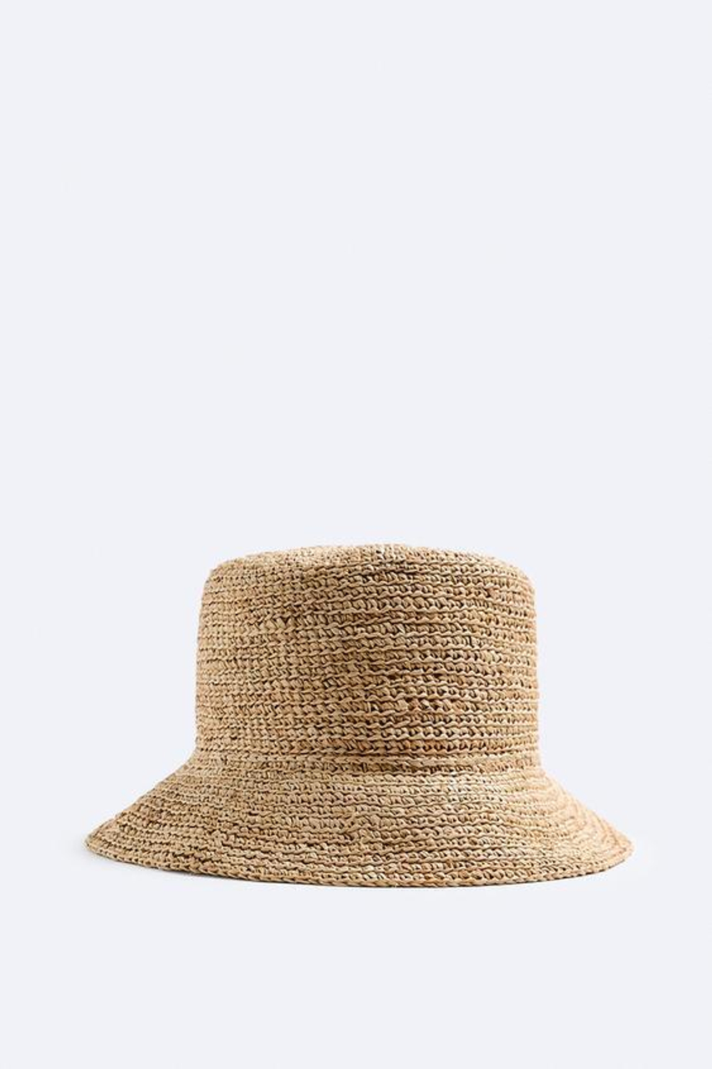 ZARA ШЛЯПА ИЗ РАФИИ, СВЕТЛО-БЕЖЕВЫЙ