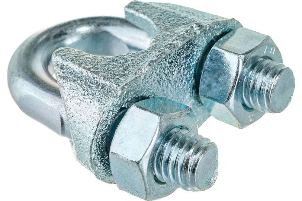 Зажим для канатов, оцинк. 16 DIN741