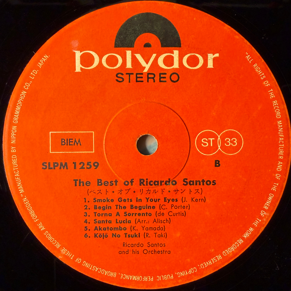 Ricardo Santos - The best of Ricardo Santos (Япония)