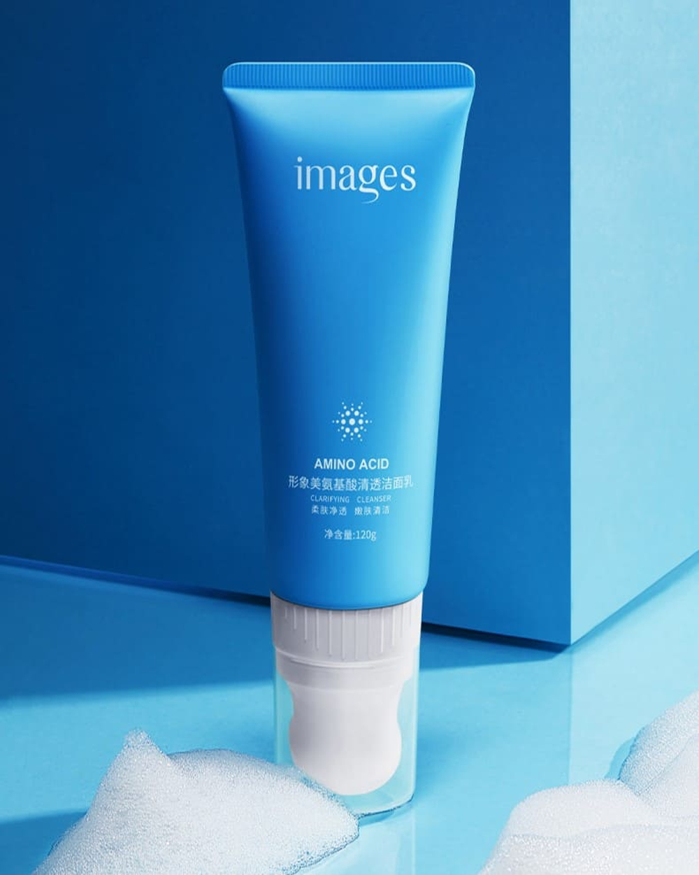 Гель для умывания с аминокислотами и массажной щёточкой, 120г