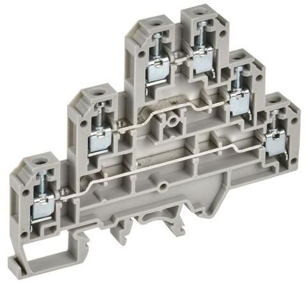 Колодка клеммная CTS-ML ARMAFIX 3 ур. 2.5кв.мм сер. IEK YCT13-00-3-K03-002