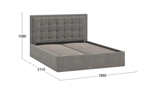 Кровать без ПМ «Ника» Тип 1 (без подъемного механизма)