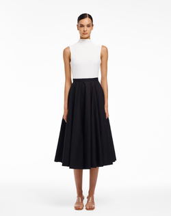 Юбка Neige (Нэж) из хлопка черная