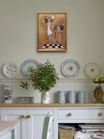 Картина настенная в багетной раме "Повар" 42*32 см