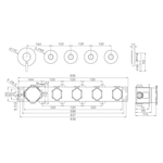Смеситель для душа Raglo R20.274.09, графит