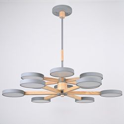 Люстра на штанге Imperiumloft TURNA Gray TURNA-DBL01