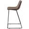 Полубарный стул Fargo, 66 см, коричневый