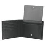 Портмоне Victorinox Altius 3.0 Innsbruck, чёрное, натуральная кожа наппа, 13x2x10 см