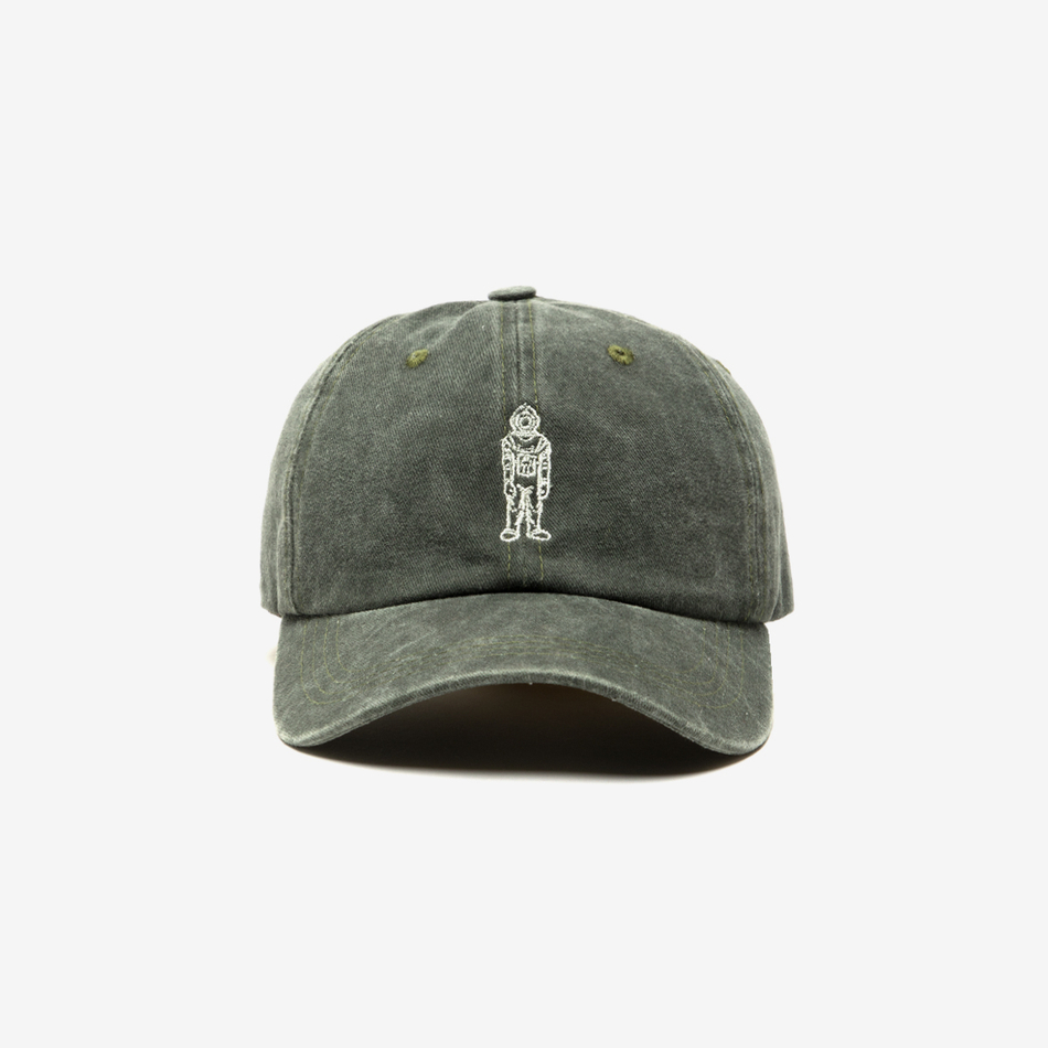VNTG CP SMR DIVER Embroidered Logo Green
