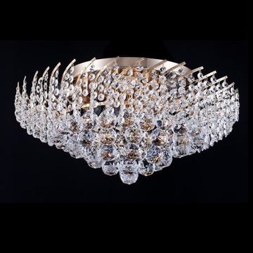 Люстра хрустальная Maytoni DIA120-09-G золото Karolina Diamant Crystal