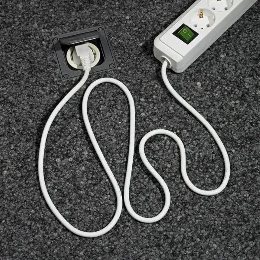 Удлинитель 1,5 м Brennenstuhl ECO-Line, 6 розеток, черный (1159500015)