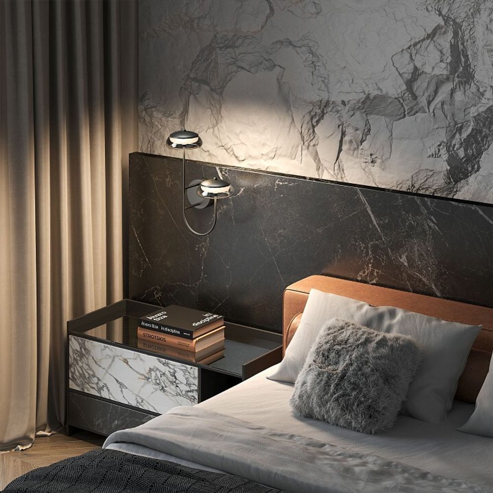 Бра Eurosvet Fungo 50388/2 LED черный