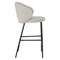 Полубарный стул Comfy, 67 см, молочная рогожка