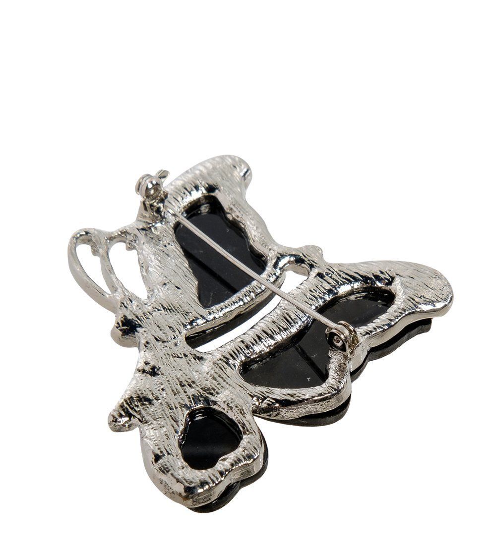 КБ-02 Брошь с перламутром «Бабочка»