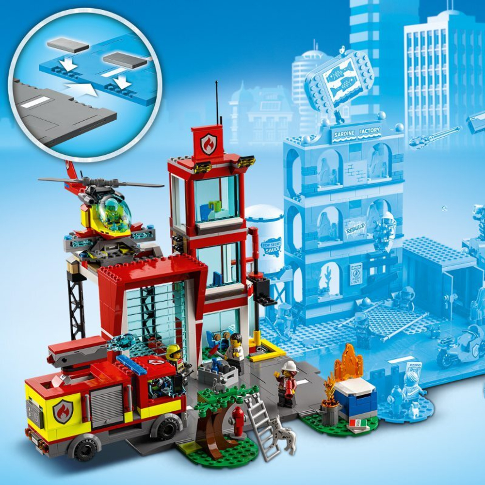 Конструктор LEGO City Fire 60320 Пожарная часть