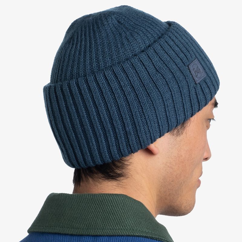 Вязаная шапка Buff Hat Knitted Rutger Steel Blue Фото 5