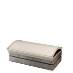 Парапет полимеркомпозитный Monblan 200/225/225 (1 кирпич) бежевый