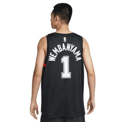 Баскетбольная мужская джерси Nike NBA Swingman Edition Basketball Jersey San Antonio Spurs Victor Wembanyama