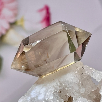 52549  Цитрин Кристалл Двухконечный фантомный