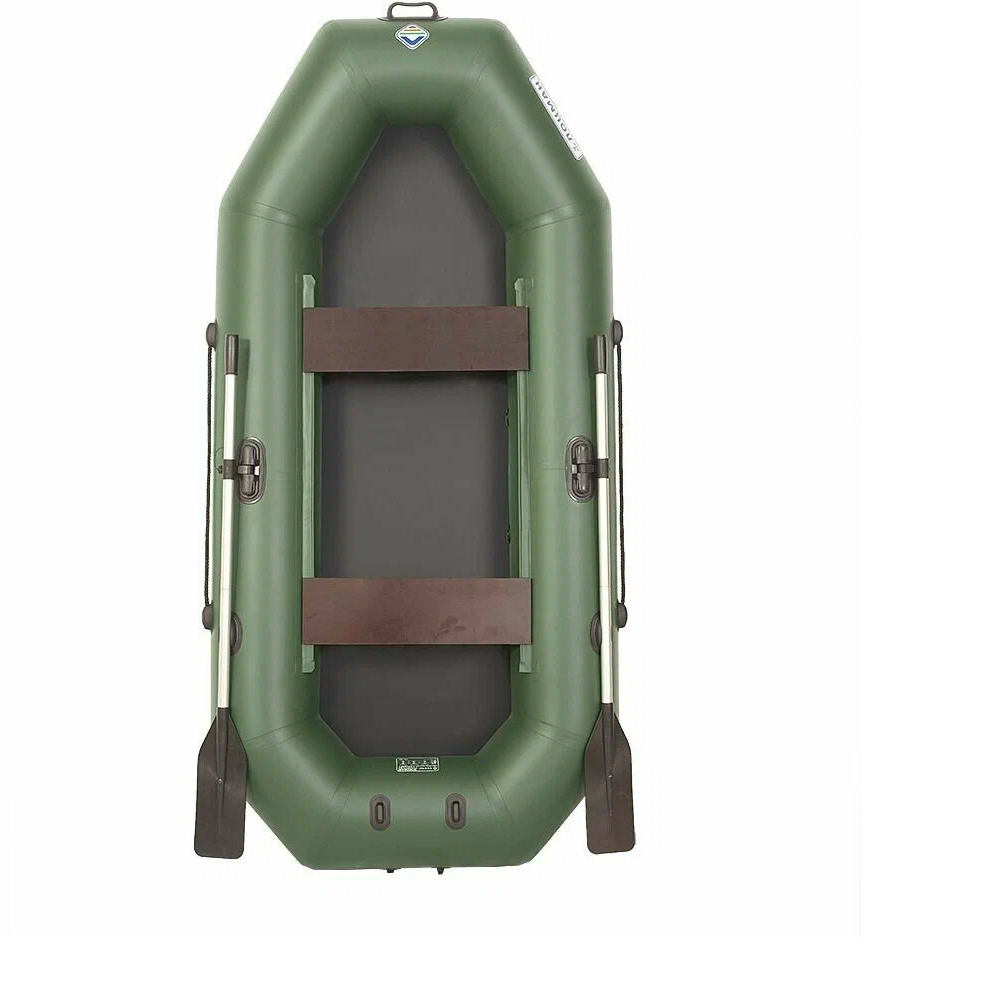 Лодка гребная под мотор Лоцман Стандарт 240 (зелёный, 240)