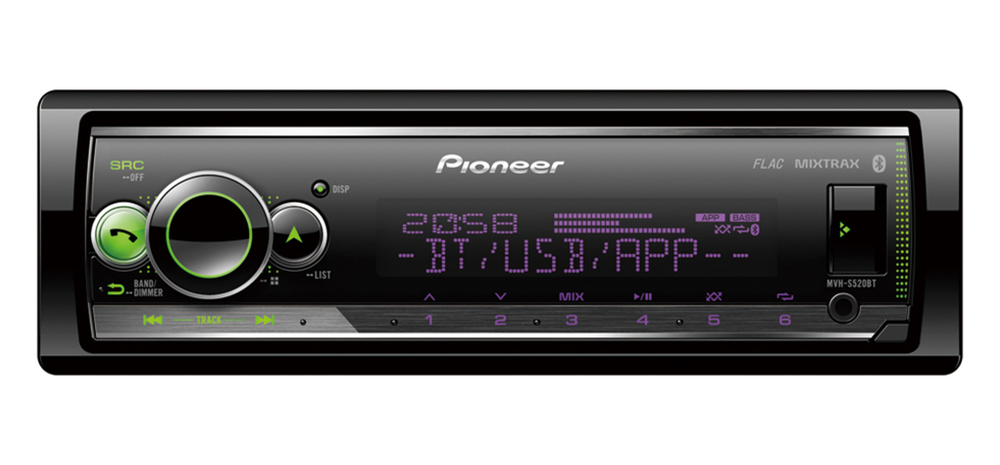 Головное устройство Pioneer MVH-S520BT - BUZZ Audio