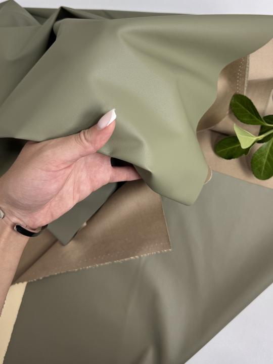 Кожа искусственная, фисташка ALEXA