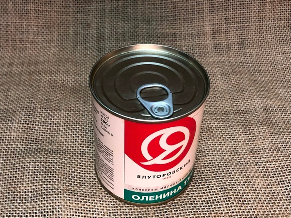 Оленина тушеная, 290гр.