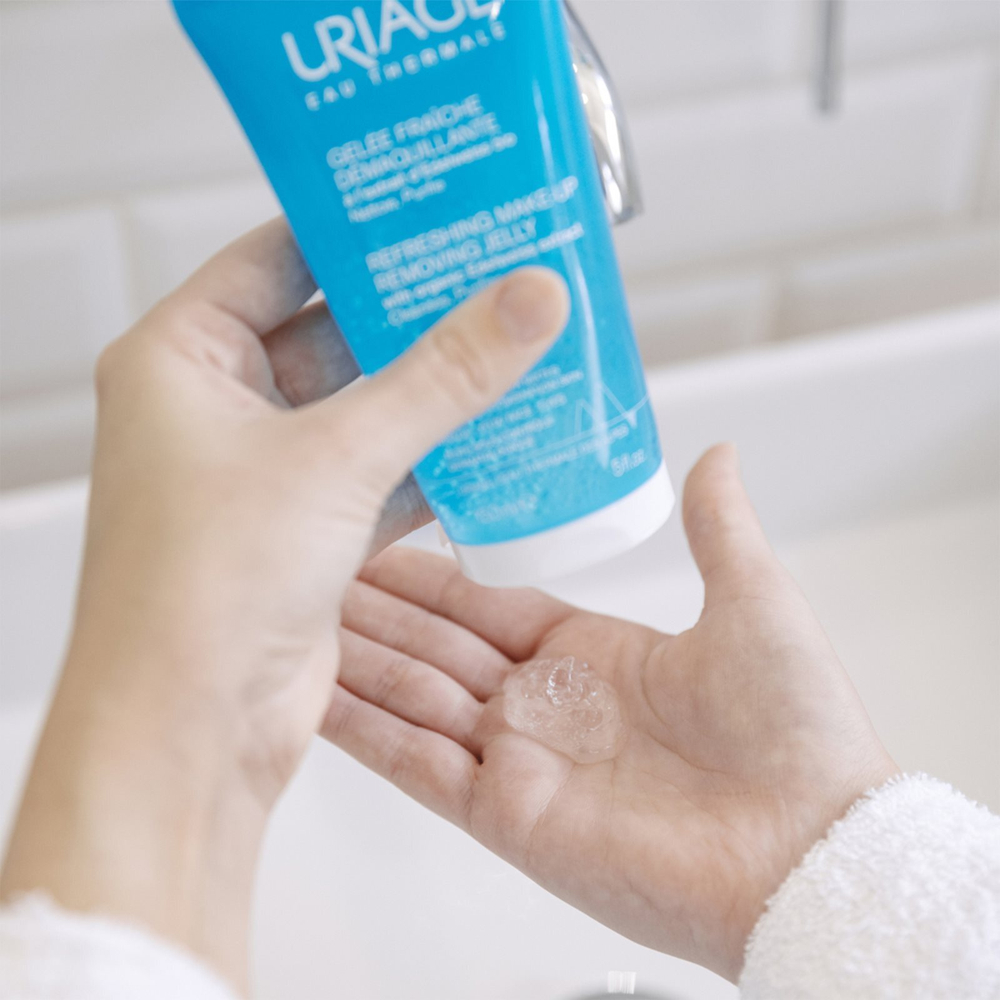 Uriage Eau Thermale Water Jelly - освежающий и очищающий гель для жирной и комбинированной кожи /   150  ml  / GTIN 3661434009426