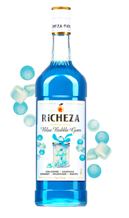 Сироп Richeza Блю Бабл Гам, 1 л