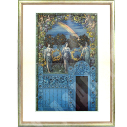 Седер Антон (Anton Seder) «Три грации». Хромолитография. 1897 г.