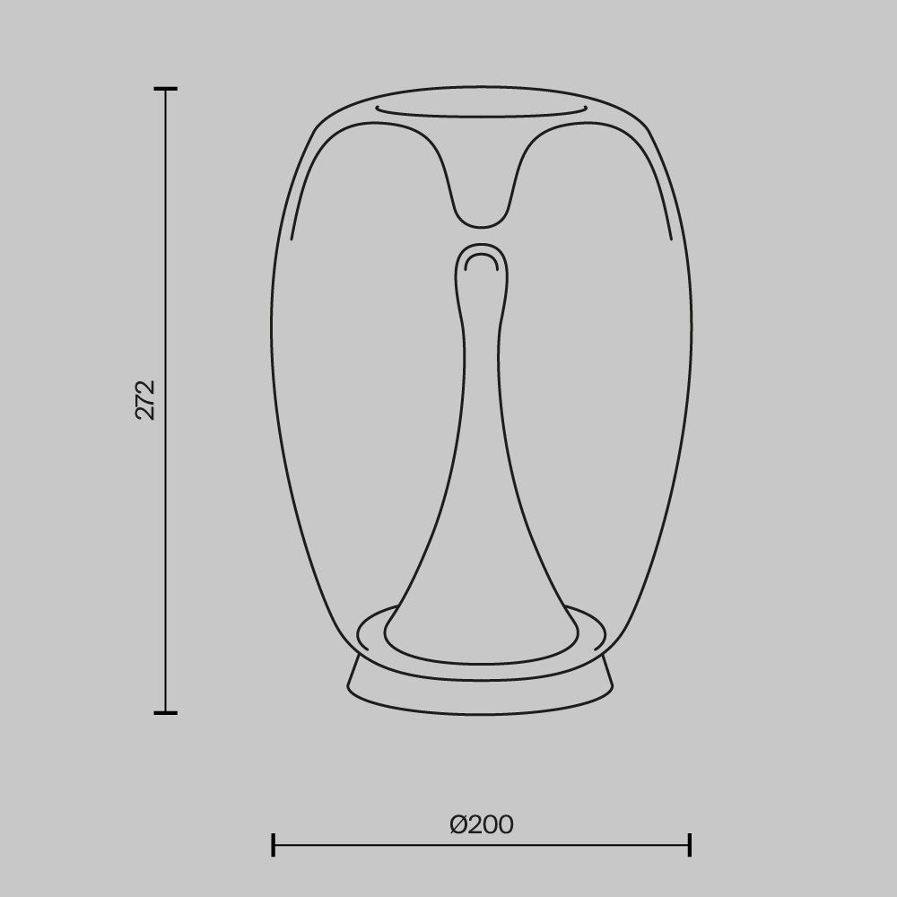 Настольная лампа светодиодная Maytoni Splash MOD282TL-L15G3K