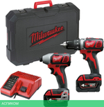 Набор электроинструментов Milwaukee M18 BPP2D-402C (4933447126)
