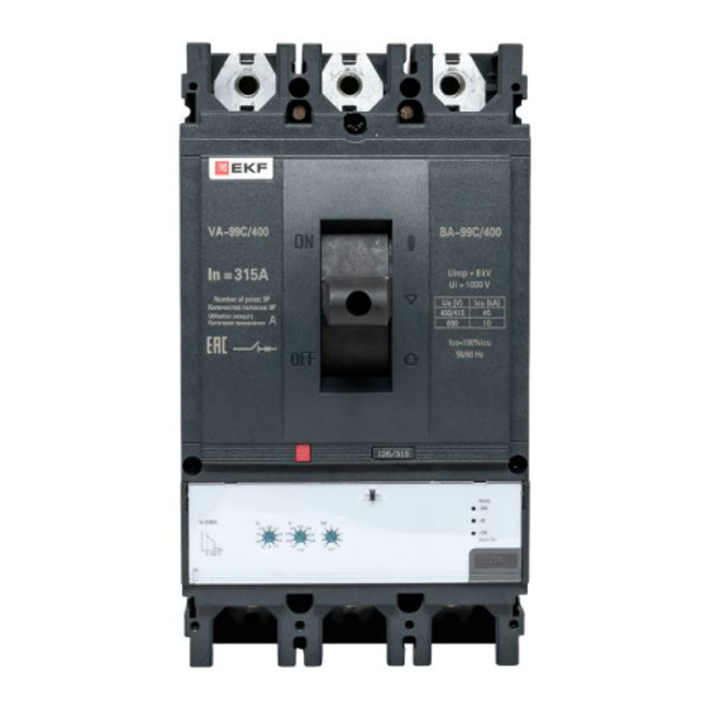 Автоматический выключатель в литом корпусе EKF mccb99C-400-315