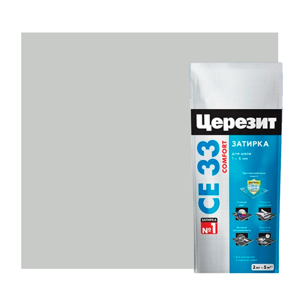 CE 33/2, Затирка 2-5мм S(серебристо-серый)
