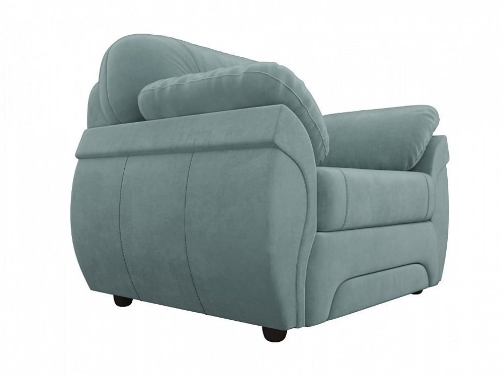 Кресло Бруклин, Бирюзовый, Велюр, 105710