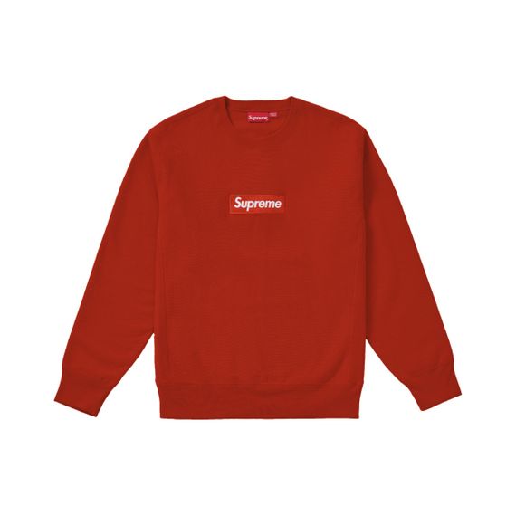 Supreme FW18 Box Logo Crewneck Rust BOGO