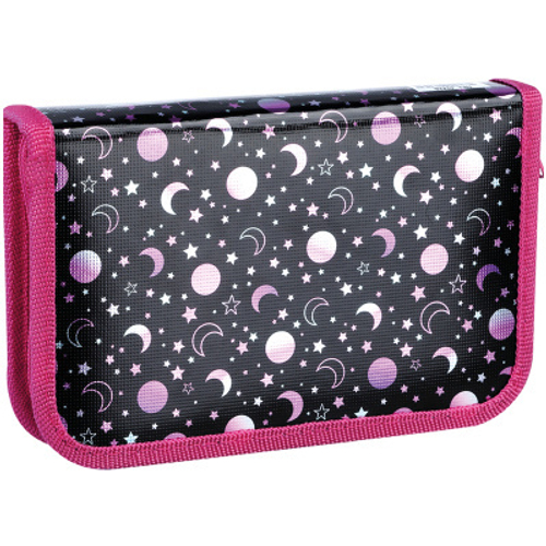 Пенал 1 отделение, 190*115 ArtSpace "Moonlight", ламинированный картон, фольга И