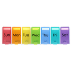 Ezy Dose, Weekly 7-Day, с органайзером для таблеток Ezy Fill, 1 шт.